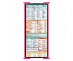 WhiteCoat Clipboard® Trifold - Pink Physical Therapy Edition